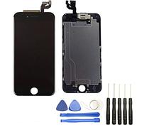 Visiodirect® Ecran Complet: Vitre + LCD sur châssis Compatible avec iPhone 6S Noir + Kit Outils