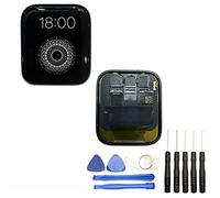 Visiodirect® Ecran Complet: Vitre Tactile + Ecran LCD Compatible avec Apple Watch Serie 5 Taille 44mm Noir + Kit Outils