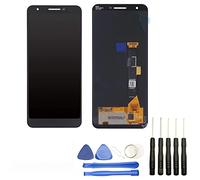 Visiodirect® Ecran Complet: Vitre Tactile + Ecran LCD Compatible avec Google Pixel 3A Taille 5.6" Noir + Kit Outils