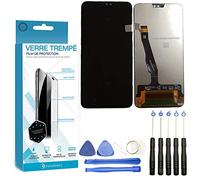 Visiodirect® Ecran Complet: Vitre Tactile + Ecran LCD Compatible avec Huawei Honor 8X Taille 6.5" Noir + Film Protecteur Verre trempé + Kit Outils Offert