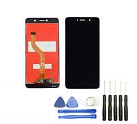 Visiodirect® Ecran Complet: Vitre Tactile + Ecran LCD Compatible avec Huawei P8 Lite 2017 Noir + Kit Outils