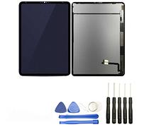 Visiodirect® Ecran Complet: Vitre Tactile + Ecran LCD Compatible avec Ipad Pro 3ème génération (2018) Taille 12.9" A1876 A2014 A1895 Noir + Kit Outils