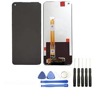 Visiodirect® Ecran Complet: Vitre Tactile + écran LCD Compatible avec Oppo A53S CPH2139 CPH2135 Taille 6.5" Noir + Kit Outils