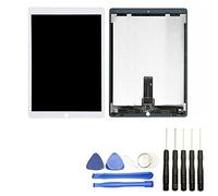 Visiodirect® Ecran Complet: Vitre Tactile + Ecran LCD pour Ipad Pro 2ème génération (2017) A1670 A1671 Taille 12.9" Blanc + Kit Outils