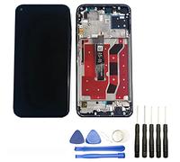 Visiodirect® Ecran Complet: Vitre Tactile + écran LCD sur Chassis Compatible avec Huawei P40 Lite Taille 6.40" Noir + Kit Outils