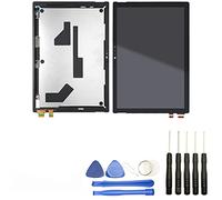 Visiodirect® Ecran Complet: Vitre Tactile + Ecran LCD sur Compatible avec Microsoft Surface Pro 7 1866 Taille 12.3" Noir + Kit Outils