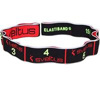 Visiodirect Elastiband Formé de 8 poignées 15 kg - Noir