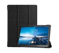 Visiodirect Etui en Simili Cuir pour Tablette Lenovo Tab M10 10.1" TB-X605FC/TB-X605LC/TB-X505F/TB-X505F - Noir