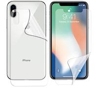 Visiodirect Film ecran Avant et arrière de Protection en hydrogel Souple pour iPhone X/iPhone XS