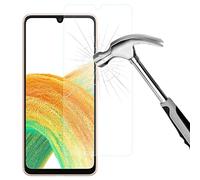 Visiodirect Film vitre pour téléphone Mobile Samsung Galaxy A33 5G SM-A336B SM-A336E Taille 6.4" Verre trempé de Protection Transparent