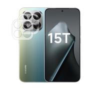 Visiodirect Lot de 2 Verre trempé Camera, Protection d'objectif arrière Compatible pour Xiaomi 15T 5G 6.83" 25069PTEBG / Xiaomi 15T Pro 5G 6.83" 2506BPN68G