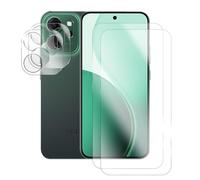 Visiodirect Lot de 2 Verre trempé Compatible pour Oppo RENO 14 5G 6.59" /Oppo RENO 14 F 5G 6.57"/Oppo RENO 14 FS 5G 6.57"+ Lot de 2 Verre trempé Protecteur d'objectif Camera arrière
