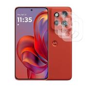 Visiodirect Lot de 3 Verre trempé Camera, Protection d'objectif arrière Compatible pour Motorola Edge 60 Neo 5G 6,36" XT2509-1