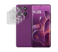 Visiodirect Lot de 3 Verre trempé Camera, Protection d'objectif arrière Compatible pour Motorola Edge 60 Fusion 5G 6,67"