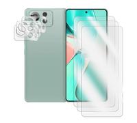 Visiodirect Lot de 3 Verre trempé Compatible pour ASUS Zenfone 12 Ultra 5G 6.78"+ Lot de 3 Verre trempé Protecteur d'objectif Camera arrière