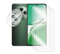 Visiodirect Lot de 3 Verre trempé Compatible pour Oppo RENO 12 F 4G 6.67" / Oppo RENO 12 FS 4G 6.67" / Oppo Reno 12 F 5G 6.67" CPH2637+ Lot de 3 Verre trempé Protecteur d'objectif Camera arrière