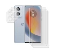 Visiodirect Lot de 3 Verre trempé incurvé Compatible pour Motorola Edge 50 Fusion 5G 6,7" XT2429-1 / Motorola Moto G85 5G 6,7"+ Lot de 3 Verre trempé Protecteur d'objectif Camera arrière