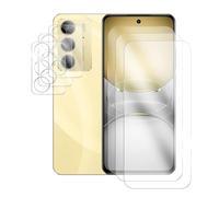 Visiodirect Lot de 3 Verre trempé pour Realme C75 4G 6.72"+ Lot de 3 Verre trempé Protecteur d'objectif Camera arrière