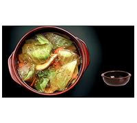 Visiodirect Lot de 6 Plats à Cassoulet Terroir en Porcelaine - 50 cl