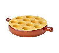 Visiodirect Lot de 6 Poêlons à escargots en Porcelaine 12 Trous