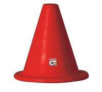 Visiodirect Mini cône de signalisation,Plot de jalonnage en PVC Souple avec Hauteur de 20 cm de Couleur Rouge