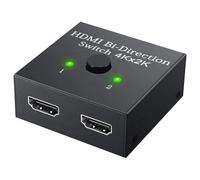 Visiodirect Répartiteur HDMI 4K à 2 Ports Bi-directionnel commutateur 1x2 ou 2x1 1080P pour TV LED LG 55UR78 2023 55"