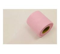 Visiodirect Rouleau de Tulle Uni Coloris Rose - 8 cm x 20 m