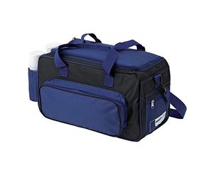 Visiodirect Sac Expert de Soin Coloris Noir/Bleu, Livré Non Garni. - Dimensions 47 x 27 x 25 cm