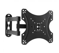 Visiodirect® Support Mural TV fixationsur Bras Rotatif orientable et inclinable pour TV LED Polaroid 32" VESA 75X75mm Noir