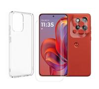 Visiodirect Verre Trempé Compatible pour Motorola Edge 60 Neo 5G 6,36" XT2509-1 + Verre Trempé Caméra Arrière + Coque Souple Silicone Transparente