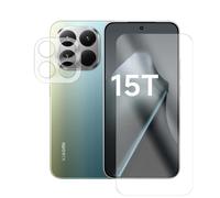 Visiodirect Verre trempé Compatible pour Xiaomi 15T 5G 6.83" 25069PTEBG / Xiaomi 15T Pro 5G 6.83" 2506BPN68G+ Verre trempé Protecteur d'objectif Camera arrière