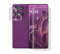Visiodirect Verre trempé incurvé Compatible pour Motorola Edge 60 Pro 5G 6,7"+ Verre trempé Protecteur d'objectif Camera arrière