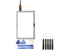 Visiodirect® Vitre écran Tactile Compatible avec Acer ICONIA One 10 B3-A40FHD-K4BX Blanc+ Kit Outils