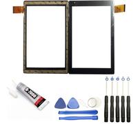 Visiodirect® Vitre écran tactile compatible avec Archos 101B Oxygen HXD-1076 Taille 10.1"" NOIR + Kit outils + Colle B7000 Offerte
