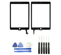 Visiodirect® Vitre écran Tactile Compatible avec iPad Air 2 Noir+ Kit Outils