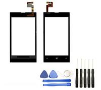 Visiodirect® Vitre écran Tactile Compatible avec Nokia Lumia 520 Noir+ Kit Outils