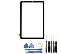 Visiodirect® Vitre ecran Tactile Compatible avec Samsung Galaxy Tab S6 Lite SM-P610 SM-P615 10.4 Noir + Kit Outils