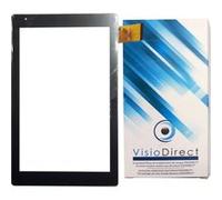 Accessoires Tablette VISIODIRECT Vitre ecran tactile pour Archos 101B Oxygen 10.1" HXD1076 V3.0 V4.0 Tablette gris noir