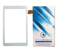 Visiodirect® Vitre ecran tactile pour Archos 101B Xenon 10" CN068FPC-V1 ZYD101-70V01 Tablette blanc Blanc