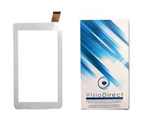 Visiodirect® Vitre ecran Tactile pour ARCHOS 70 Platinum 3G 7" Tablette Blanche