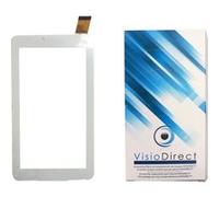 Visiodirect® Vitre ecran tactile pour ARCHOS 70 Platinum 3G 7" tablette blanche G