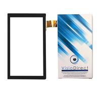 Visiodirect® Vitre Ecran Tactile Pour Lexibook Mfc511fr 10.1" Yj144fpc V0 V1 Yj326fpc V0 Tablette Noir