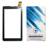 Visiodirect® Vitre Ecran Tactile Pour Polaroid Mid3407 7" Tablette Noire