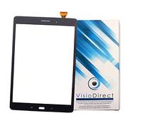 Visiodirect Vitre ecran Tactile pour Samsung Galaxy Tab A (2018) Taille 10.5" SM-T590 SM-T595 Noir