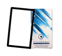 Visiodirect Vitre ecran Verre Avant Noir pour Apple iMac A1311 Taille 21.5" 2009 2010 2011 922-9343 810-3530