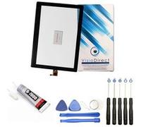 Visiodirect® Vitre tactile compatible avec Lenovo TAB 3 TB-X103F Taille 10.1 NOIR + Kit outils + Colle B7000 Offerte Noir G