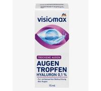 Visiomax Gouttes pour les yeux avec 0,1 % d'acide hyaluronique - 15 ml.