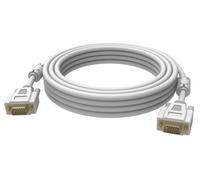 Vision 2x VGA 15-pin D-Sub, 20m câble VGA VGA (D-Sub) Blanc