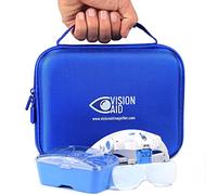 Vision Aid - Lunettes loupe avec lumière LED, Bandeau, étui de Rangement, loupe Mains Libres pour Loisirs créatifs, Point de Croix, Peinture Diamant, Travail de précision - Édition Deluxe