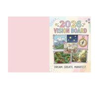 Vision Board Livre 2026 pour femmes, capturer et planifier des visions - Objectifs et liste d'objectifs - Pour étudiants, entrepreneurs, enseignants, dirigeants d'équipe, Nouvel An, atelier, bureau